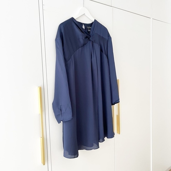 Bnwt CLUB Monaco Frint Twist Yoke Dress - Picture 5 of 12